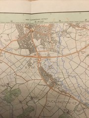 1978 Ordnance Survey Pathfinder Map 1115 SP 20/30 Witney South And Carterton