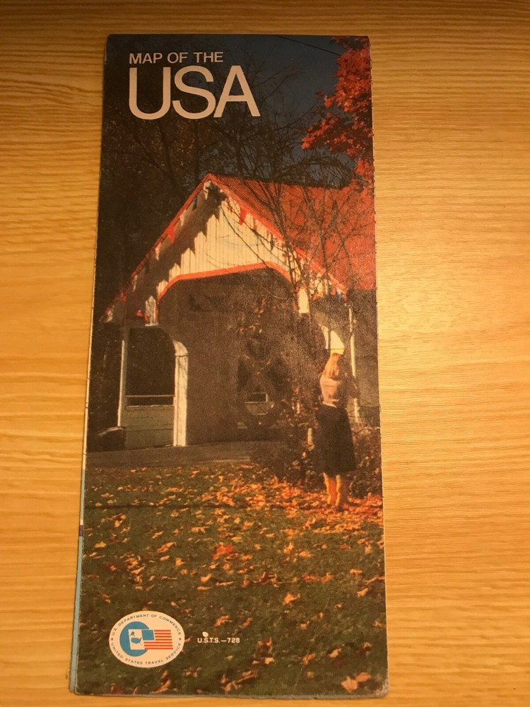 US Department Of Commerce US Travel Service Map Of USA