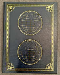 Oxford Atlas of the World Ninth Edition 2001 Oversized Leather Book