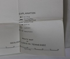 Geology Along Tennessee Highways (1958) With Fold Out Map, Wilson