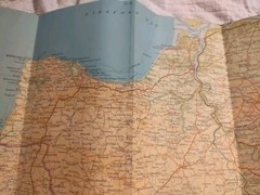 Bartholomew’s Revised Half-Inch Contoured Maps 1950’s From Paper Sheet 3 Exmoor