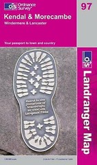 Kendal and Morecambe, Windermere and Lancaster by Ordnance Survey (Sheet map,…