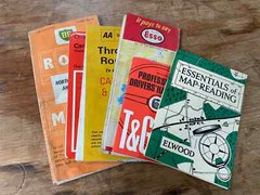 Collection of 6 Vintage Maps / Books – BP, Esso , AA , Elwood