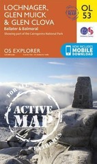 Lochnagar, Glen Muick & Glen Clova, Ballater & Balmoral (Map)