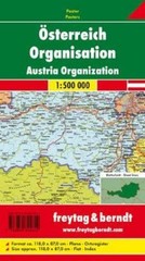 Freytag-Berndt Austria Organisation, 1:500.000, (Map) (UK IMPORT)