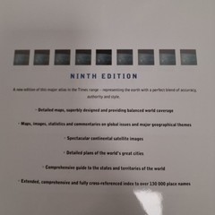 The Times Concise Atlas of the World Ninth Edition Hardcover Maps Reference