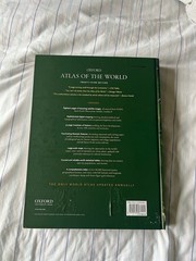 Oxford Atlas of The World 23rd Edition Hardcover