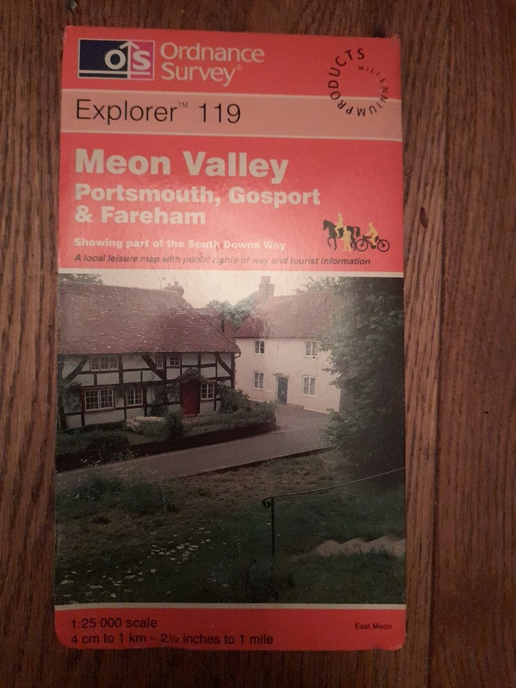 Ordnance Survey Explorer 119 Meon Valley, Portsmouth, Gosport & Fareham