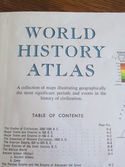 Vintage Hammond – Atlas Of World History Hardcover -1981 Color Historical Maps