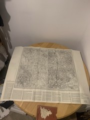 Ordnance Survey Leicester Map Sheet 43 First Edition Reprint David & Charles OS