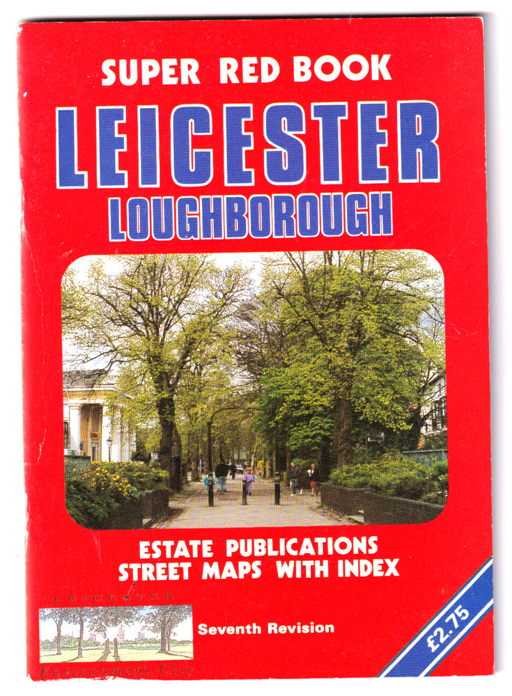 LEICESTER, Loughborough – Street maps with Index