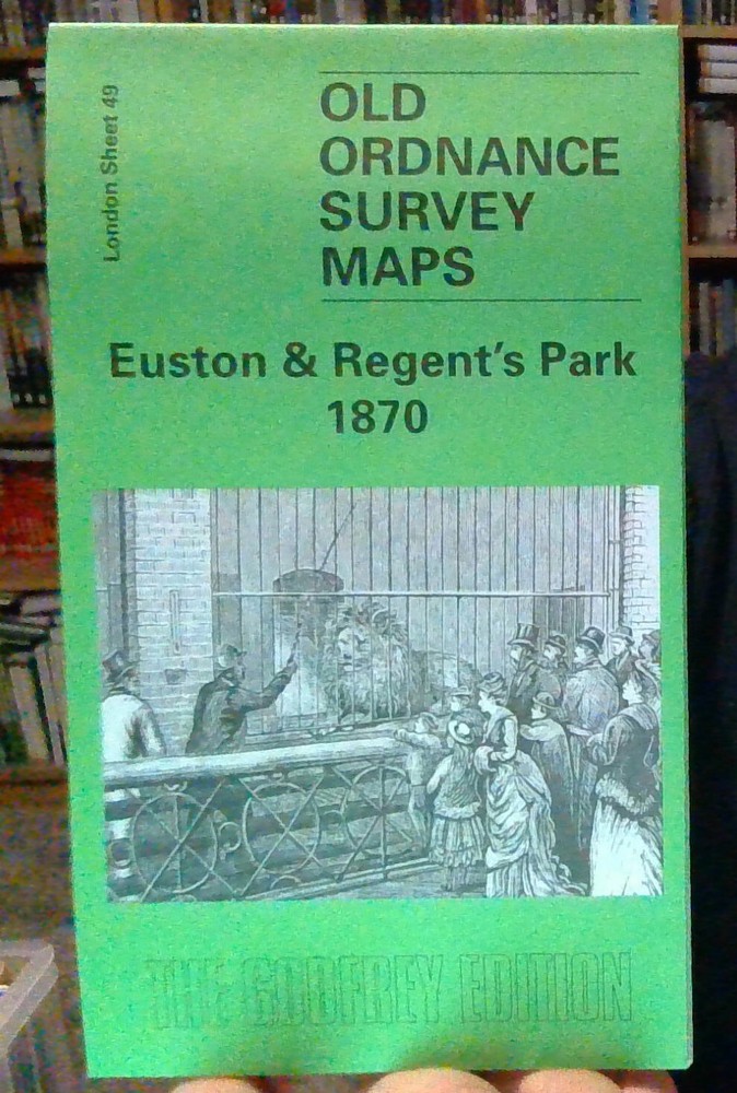 MAP OF Euston and Regent’s Park 1870: London Sheet 049.1 by Malcolm Holmes NEW