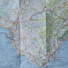 Michelin Map 446: Andalucia, Costa del Sol • Scale – 1:400 000, 1cm: 4km (1997).