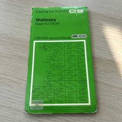 WALLASEY Liverpool Ordnance Survey Second Series Map SJ29/39 1976 Anfield Walton