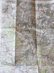 1959 Ordnance Survey One Inch Seventh Series Map 170 London South West