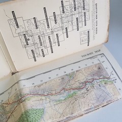 Ordinance Survey Map 1961 Ben Nevis Glen Coe Lorn fold-out Scotland Britan
