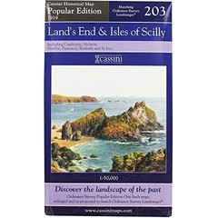 Land’s End and Isles of Scilly: No. 203 (Ca… by Cassini Maps Sheet map, folded