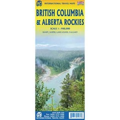 Canada 1:900k ITMB British Columbia & Alberta Rockies Travel Reference Map