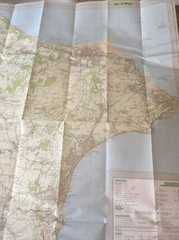 1990 Ordnance Survey Outdoor Leisure Map 29 Isle Of Wight ( Newport , Sandown )