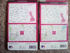 139 140 BIRMINGHAM, LEICESTER, COVENTRY, LOT LANDRANGER OS ORDNANCE SURVEY MAPS
