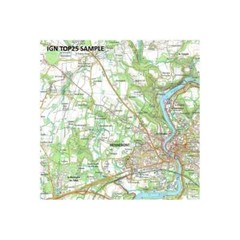 France 1:25K map 2408SB – Albert / Bray-sur-Somme map