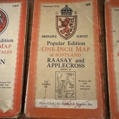 8 Very Rare Vintage Ordnance Survey Contoured Road Map #Maps Knowledge-4