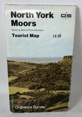 Ordnance Survey One Inch Tourist Map – North York Moors – 1982