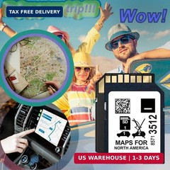 8571 3512 GPS Navigation SD Card – Updated Maps for USA, Canada, and Mexico | Co