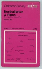 3 OS Maps 99, 100 Malton +Pickering Northallerton +Ripon +Outdoor Leisure Malham