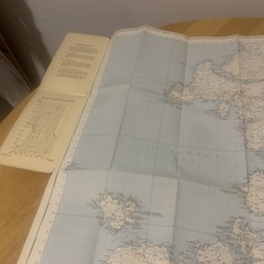 Ordnance Survey One Inch Map 2 Seventh Series Shetland Islands North Mainland OS