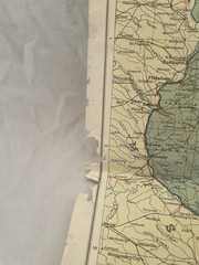 Vintage National Geographic Map Illinois May 1931