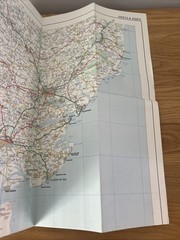 Vintage AA touring Map Of Herts & Essex 3 Miles To 1” Series