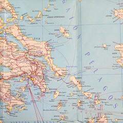 Hellas – Greece Map • N & K Gouvoussis (1966).