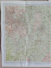 Bartholomew Half-Inch Contoured Map, Sheet 19: Warwickshire (1967).
