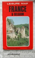 1983 Leisure Map France, Belgium & Luxembourg 1:1,000,000
