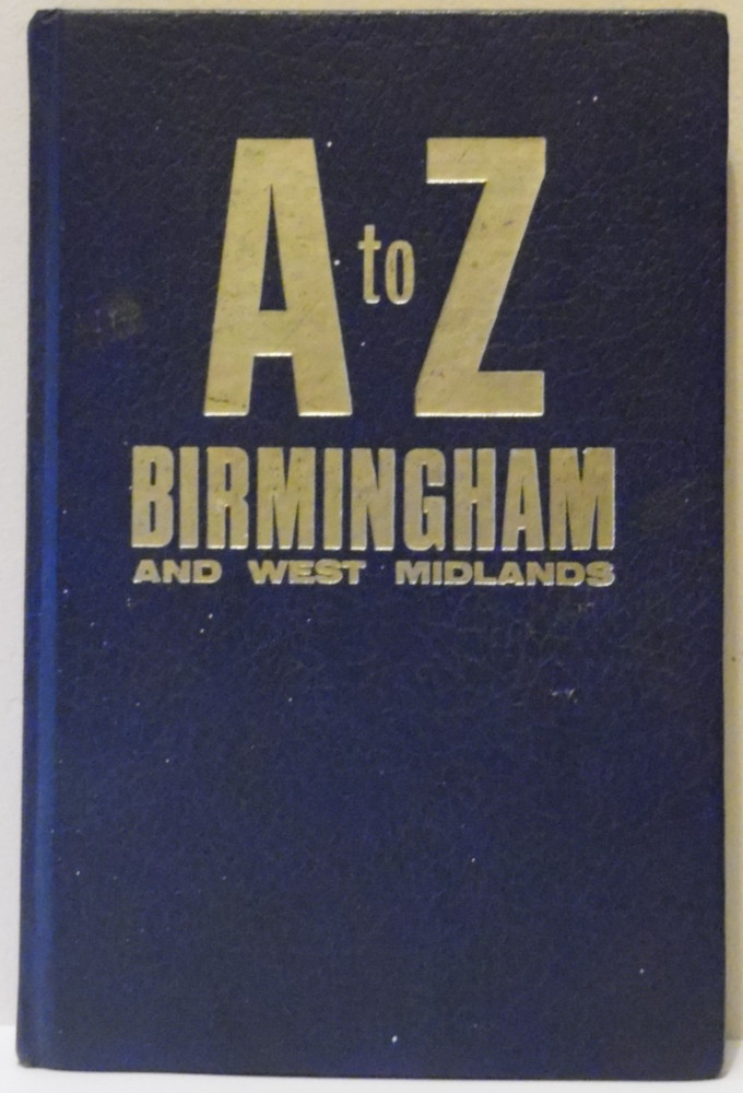 Rare Vintage Geographers’ A To Z Birmingham & West Midlands Maps Hardback