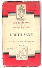 NORTH SKYE – Ordnance Survey One Inch map (Seventh Series)
