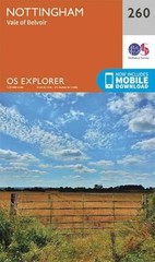 Nottingham, Vale of Belvoir (Map) OS Explorer Map