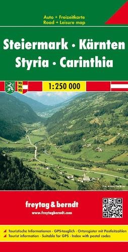 Freytag-Berndt Styria – Carinthia Road Map 1:250 000 (Map)