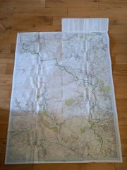 90s Ordnance Survey Map – UK, Peak District, Dark Peak, 1:25000, Fine Condition