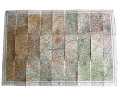 Bartholomew’s Revised Half Inch Contoured Map Vale Of Severn UK Cloth Map