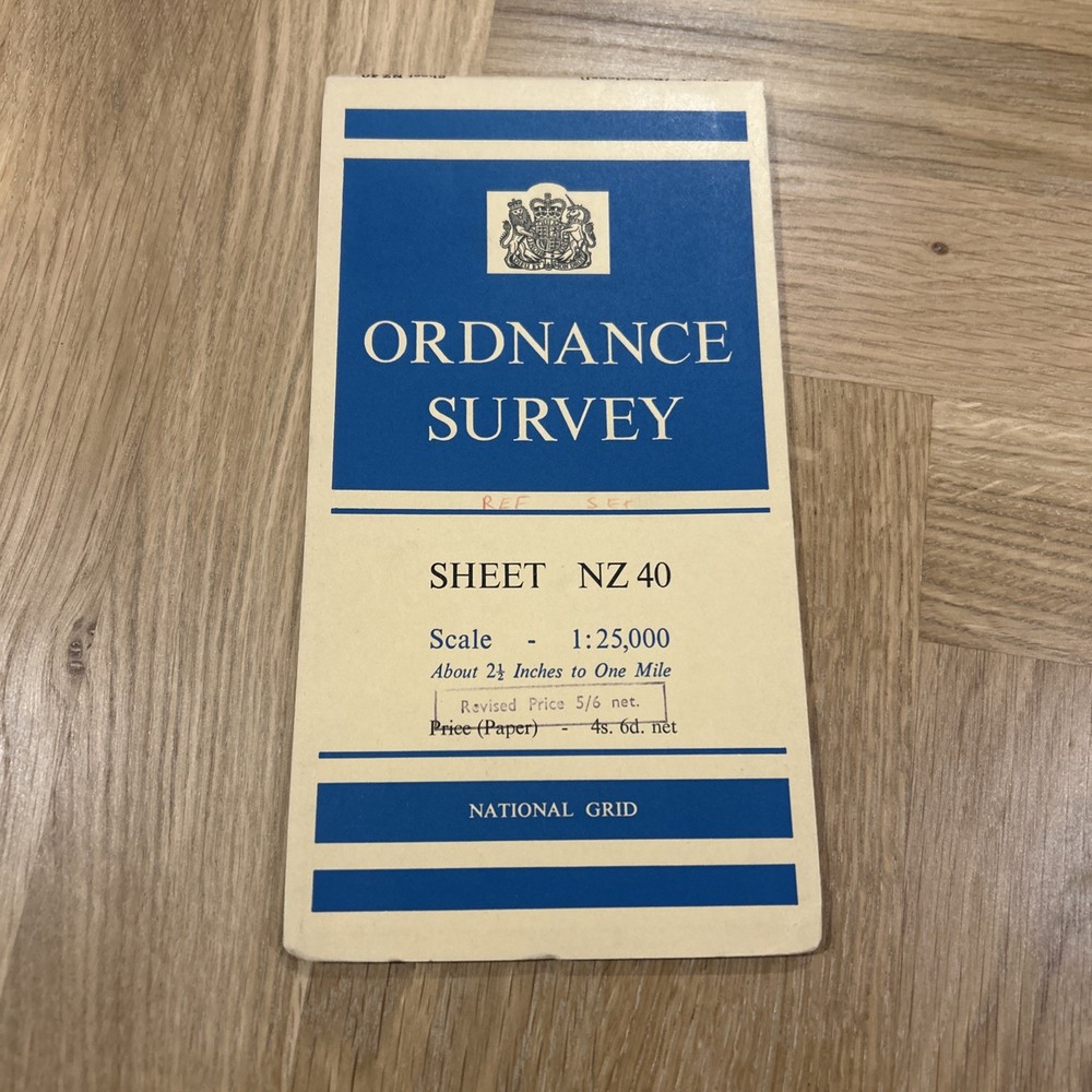 POTTO HUTTON RUDBY Ordnance Survey Sheet NZ40 1:25,000 1958 National Grid Sexhow