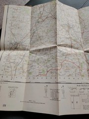 Ordnance survey vintage map of Birmingham.