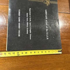 Landscape Atlas of the U.S.S.R. West Point Military Academy Graphic Maps 1971