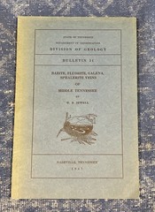 6-Vintage Division Of Geology Tennessee Bulletin/Booklets, Fold Maps 1939-1956