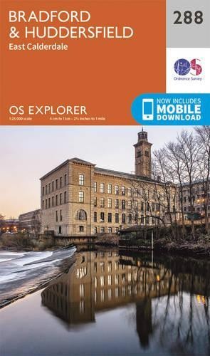 Bradford and Huddersfield (Map) OS Explorer Map (UK IMPORT)