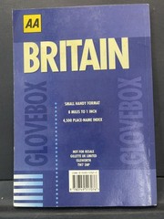 AA Glovebox Atlas Britain Road Map Guide Small Handy Format Vintage Travel