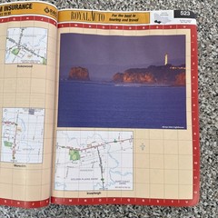 RACV VicRoads Country Street Directory 6th Edition 2004 + RACV Leather Binder