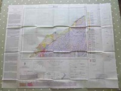 SET X 8 VINTAGE NEW ZEALAND GEOLOGICAL MAPS SURVEY DEPARTMENT 1 : 250 000