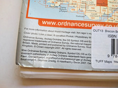 Brecon Beacons National Park OL13 Ordnance Survey Explorer Tuff map E Area 2007